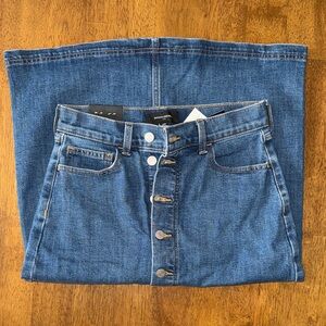 Banana Republic Indigo Pencil Skirt